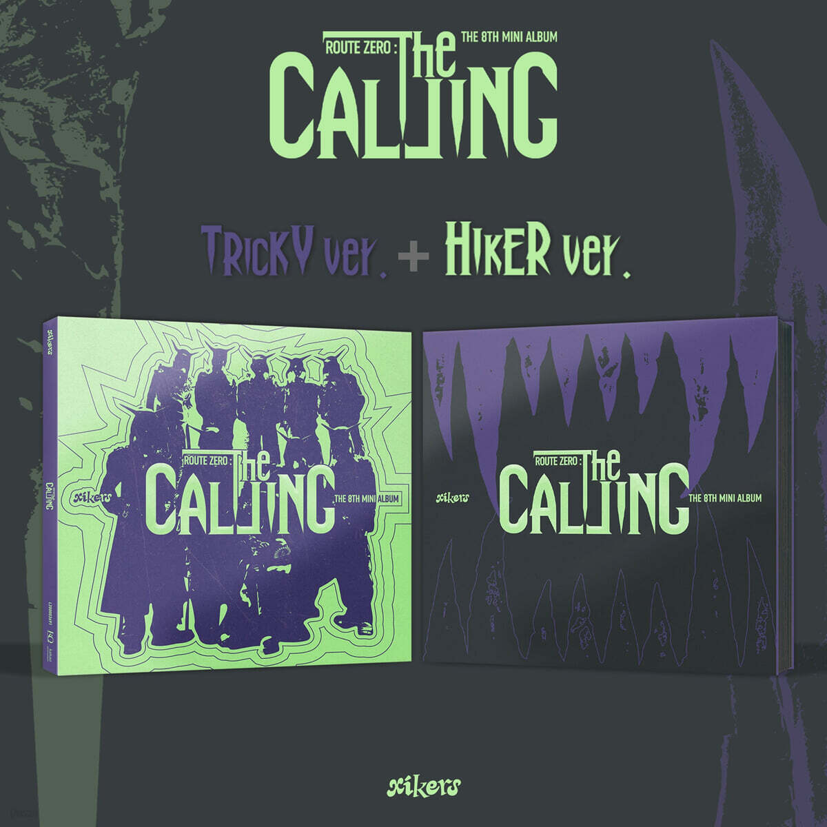 (Pre-Order) xikers - ROUTE ZERO : The CALLING - 8th Mini Album (TRICKY Ver./ HIKER Ver.)