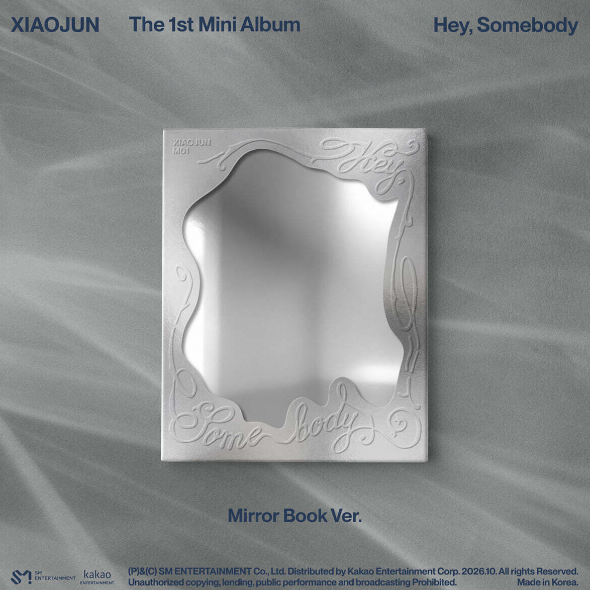 (Pre-Order) XIAOJUN (WayV) - Hey, Somebody - 1st Mini Album (Mirror Book Ver.)
