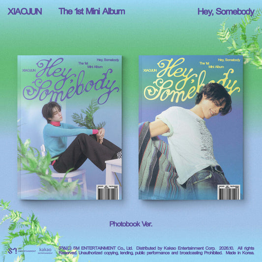 (Pre-Order) XIAOJUN (WayV) - Hey, Somebody - 1st Mini Album (Photobook Ver.)