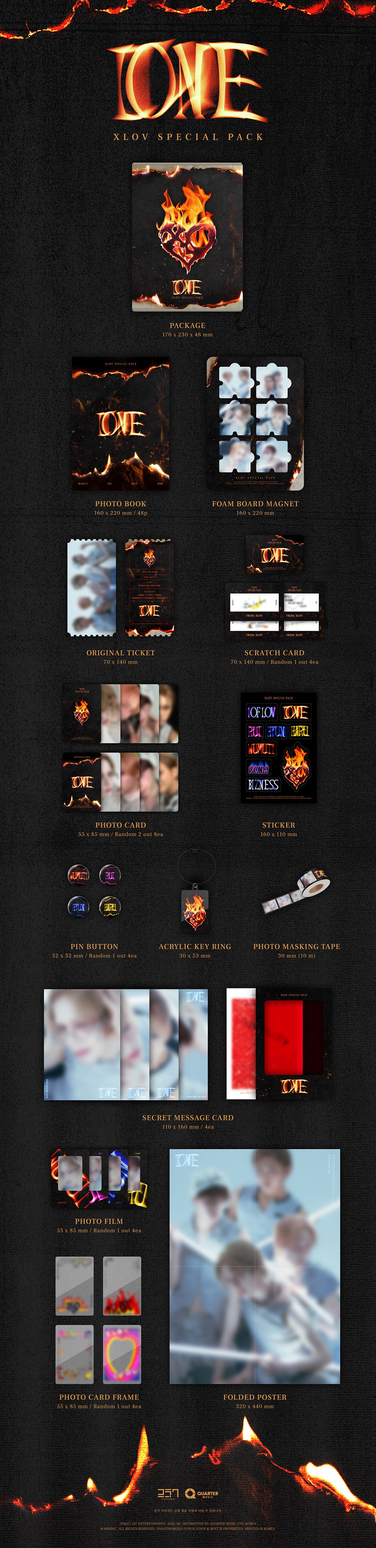 XLOV - I ONE - 2nd Single Album (Special Pack Ver.)