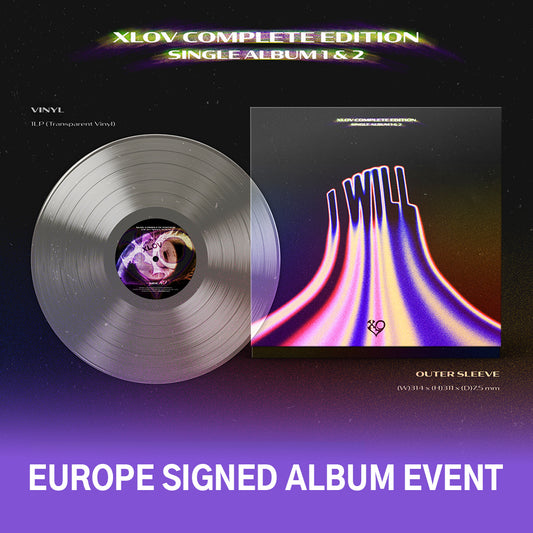 (EUROPE SIGNED EVENT) XLOV - I WILL - 1st & 2nd Single Album (COMPLETE EDITION LP)