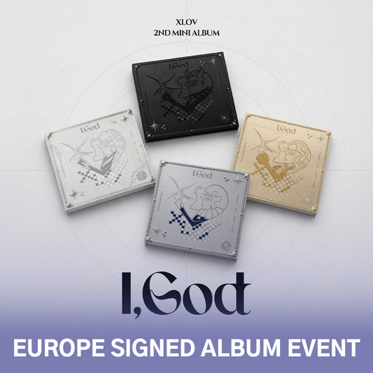 (Pre-Order + EUROPE SIGNED ALBUM EVENT) XLOV - I, God - 2nd Mini Album