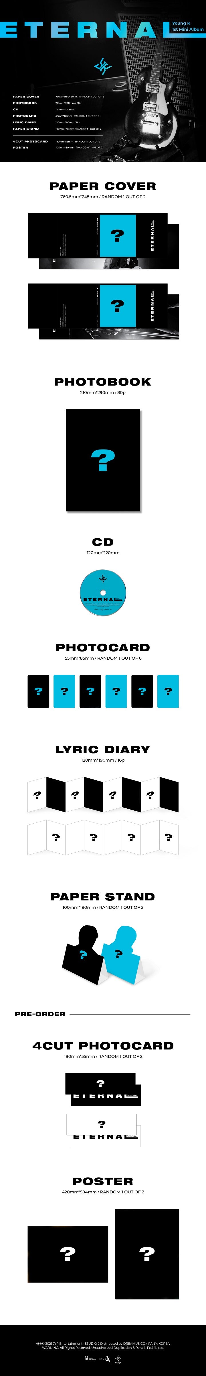 Young K - Eternal - 1st Mini Album