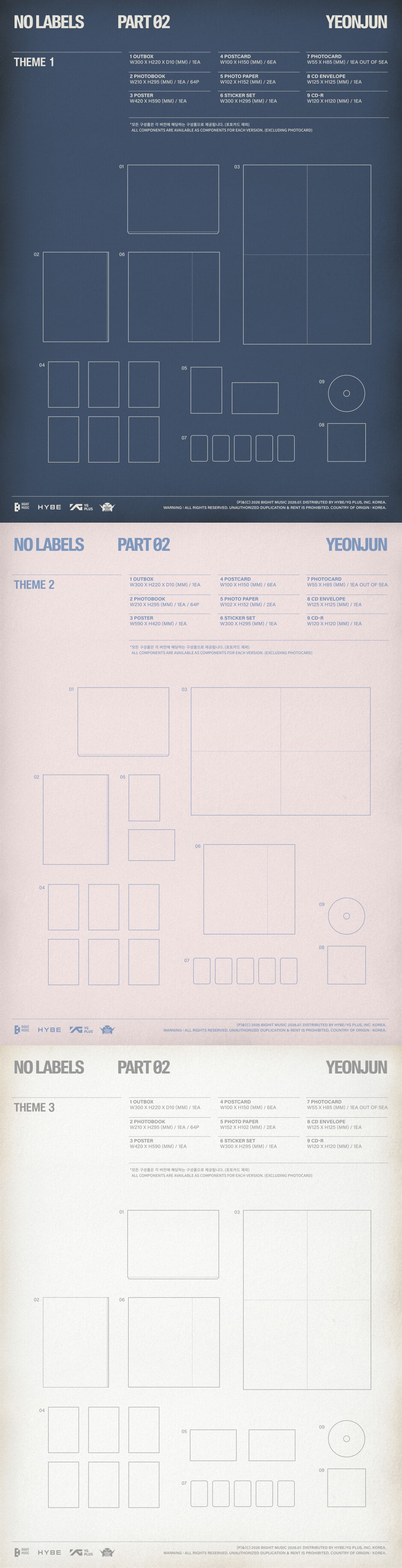 (Pre-Order) YEONJUN (TXT) - NO LABELS : PART 02 - Album (Standard Ver.)