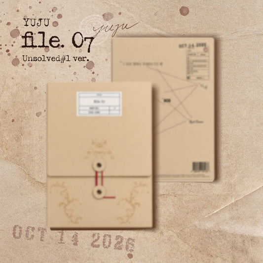 (Pre-Order) YUJU - file. 07 - 4th Mini Album (Unsolved #01 Ver.)