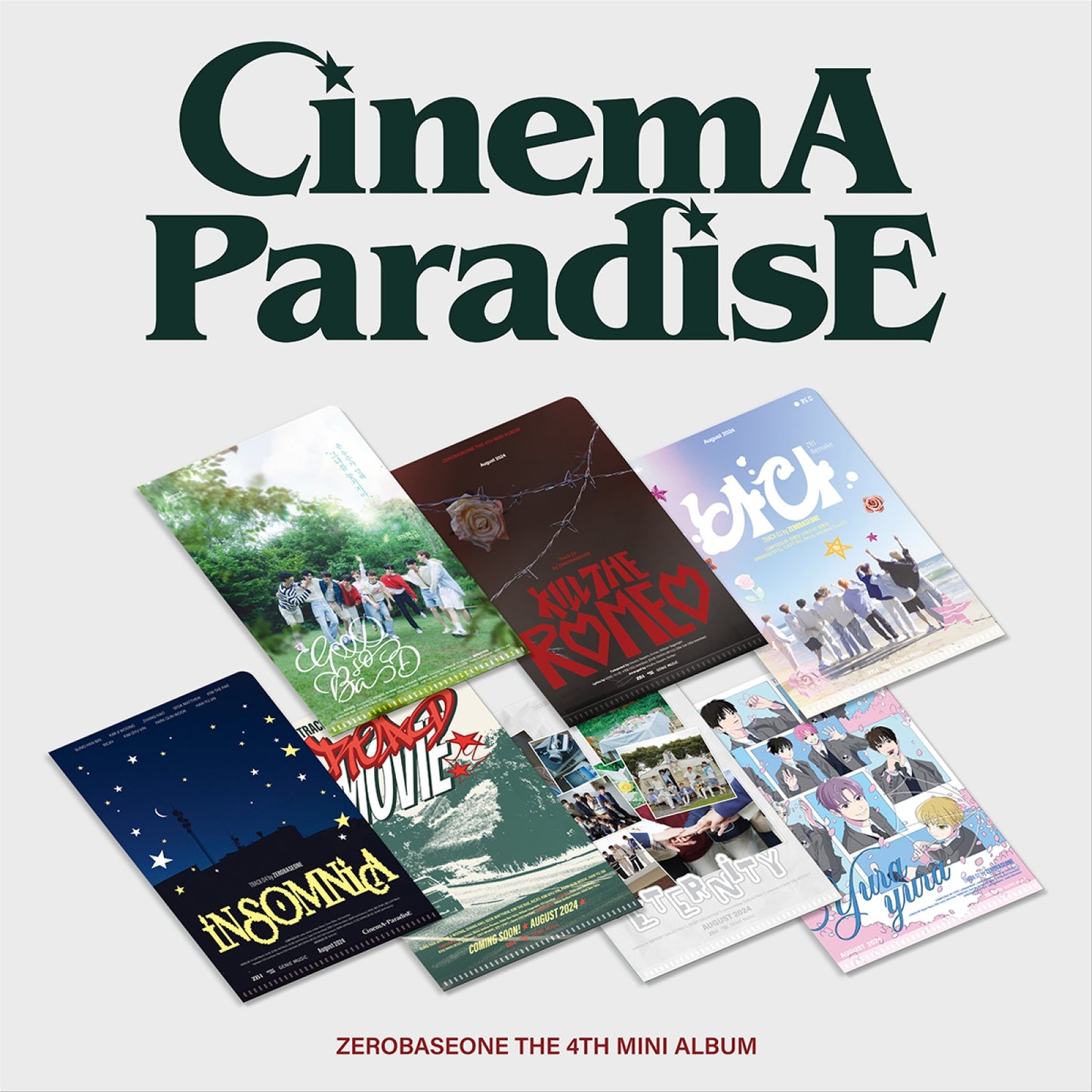 ZEROBASEONE - CINEMA PARADISE - 4th Mini Album (ZEROSE Ver.)