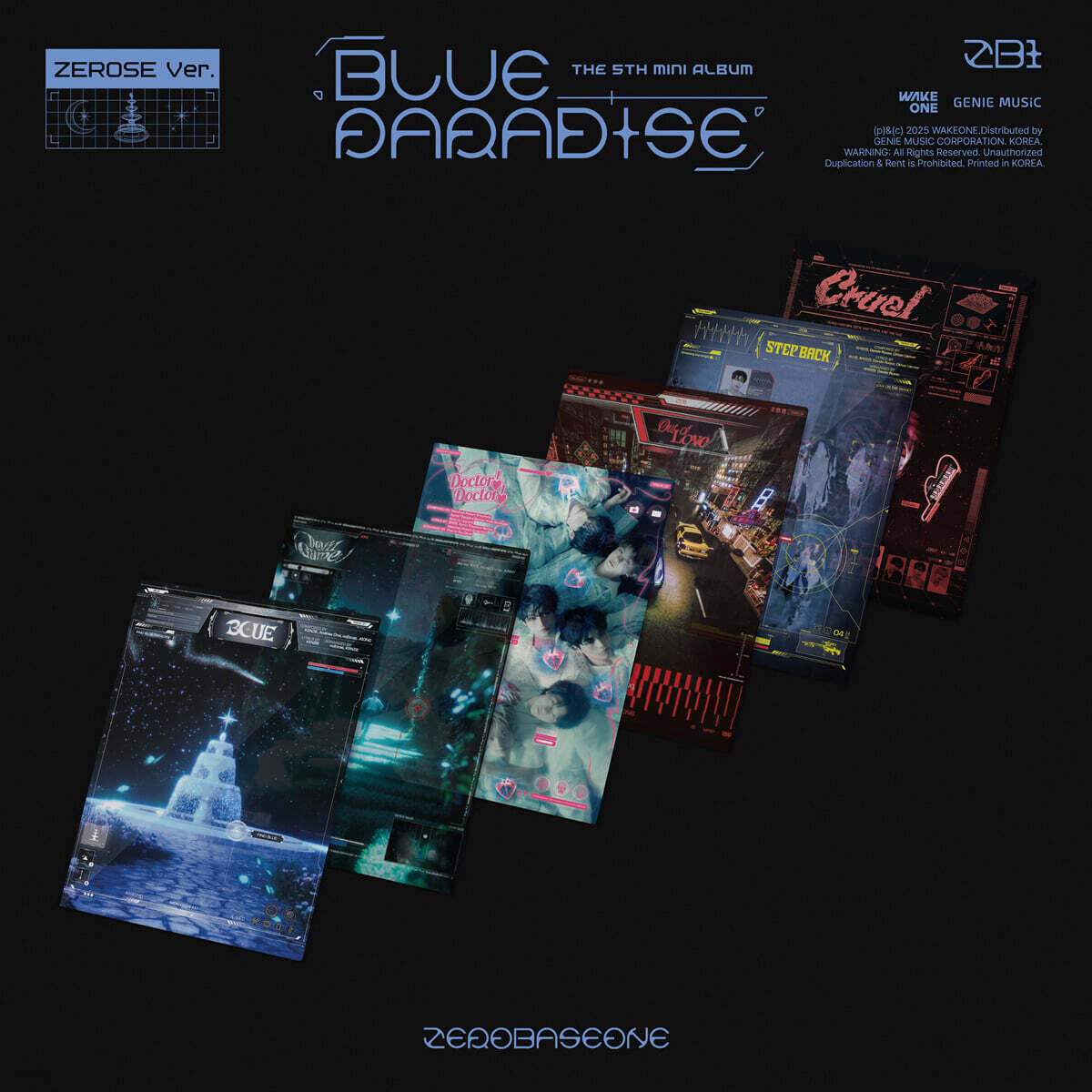 ZEROBASEONE - BLUE PARADISE - 5th Mini Album (ZEROSE Ver.)