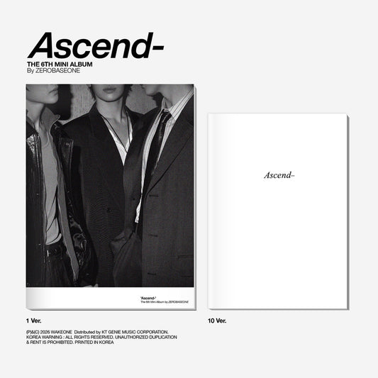 (Pre-Order) ZEROBASEONE - Ascend- - 6th Mini Album (Photobook Ver.)