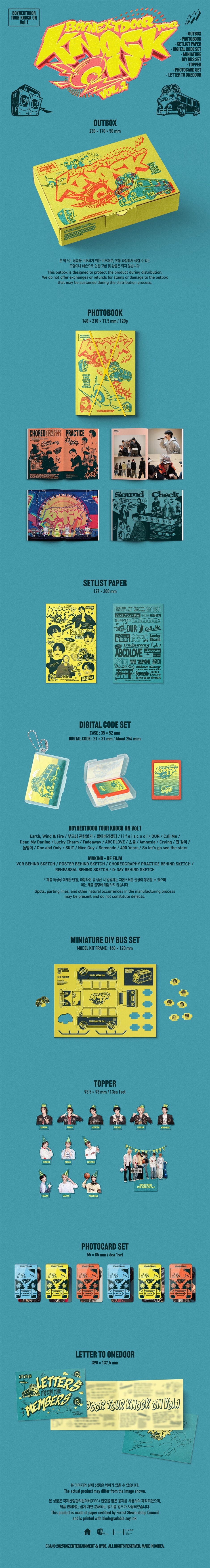 BOYNEXTDOOR - BOYNEXTDOOR TOUR ’KNOCK ON Vol.1’ - Photobook