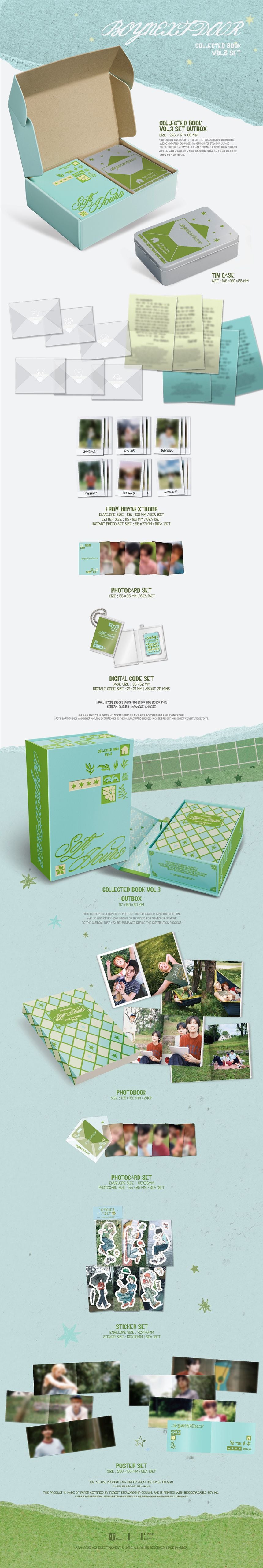 (Pre-Order) BOYNEXTDOOR - COLLECTED BOOK VOL.3 SET