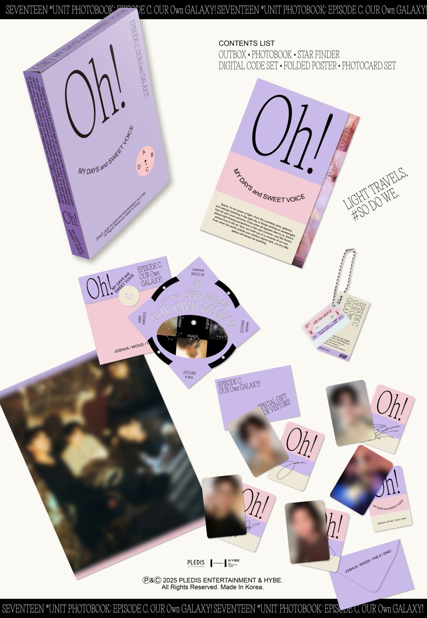 SEVENTEEN - Episode: Oh, My Days and Sweet Voice - Unit Photobook C