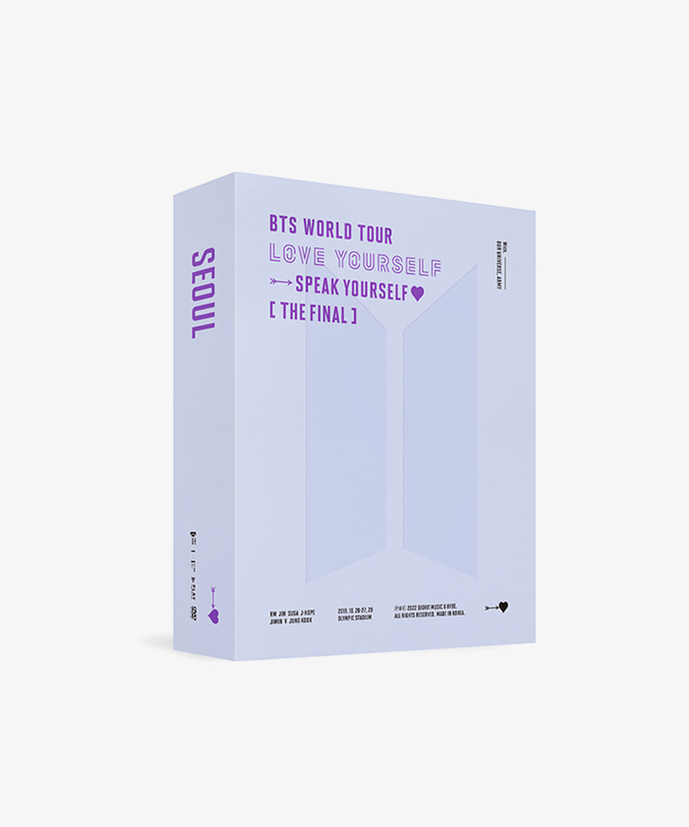 BTS - WORLD TOUR ’LOVE YOURSELF : SPEAK YOURSELF’ [THE FINAL] - DVD