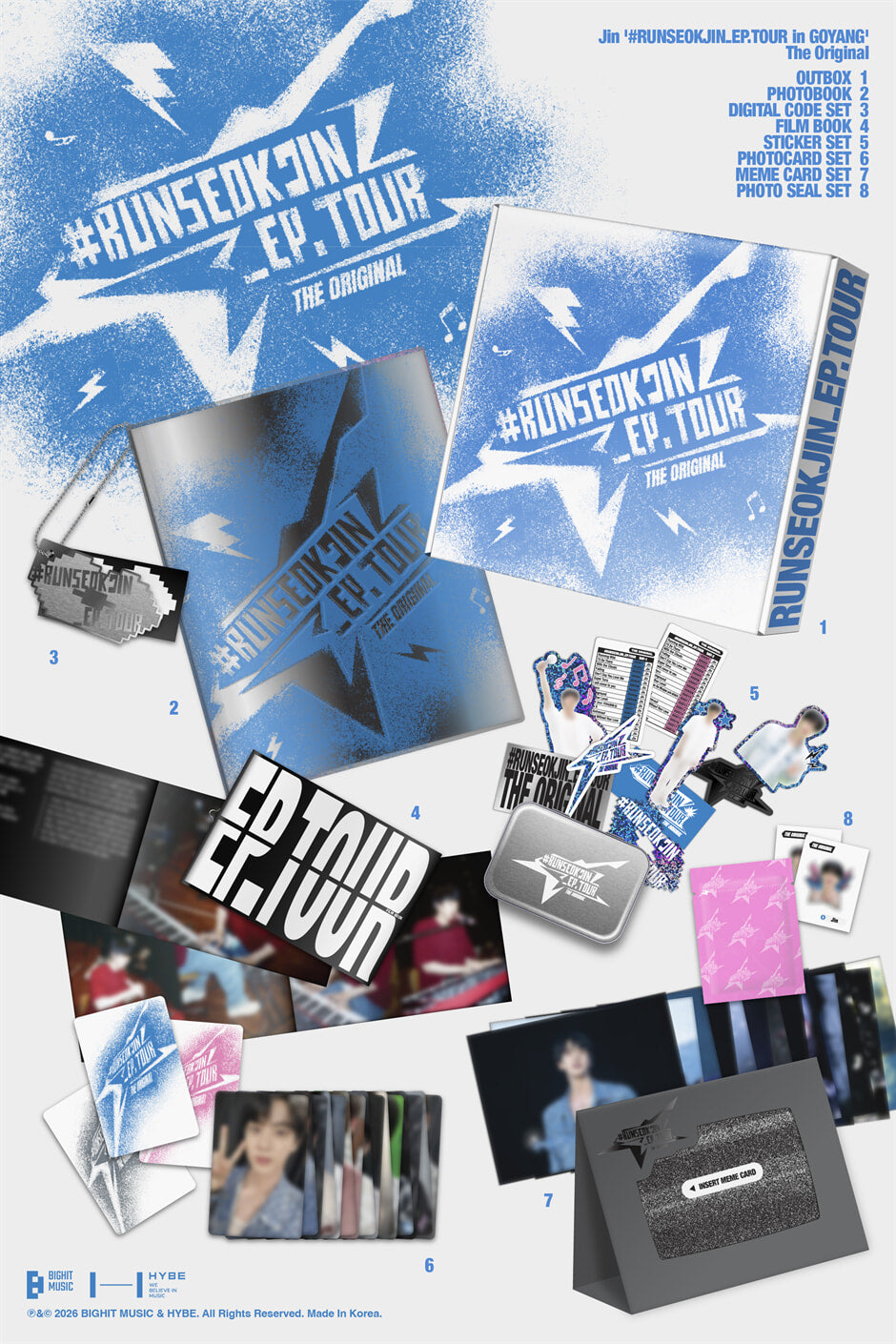 JIN (BTS) - #RUNSEOKJIN_EP.TOUR in GOYANG The Original - Digital Code