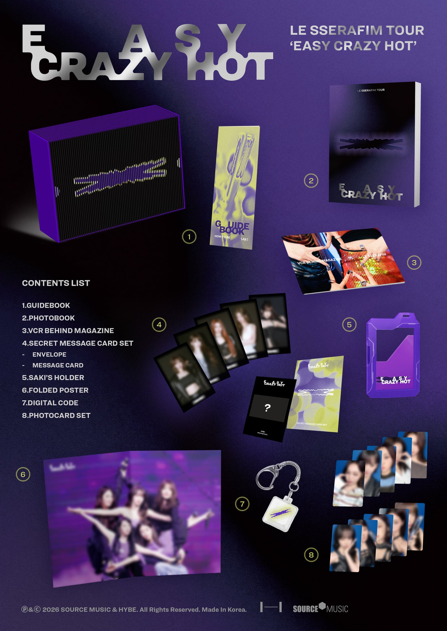 (Pre-Order) LE SSERAFIM - 'EASY CRAZY HOT' ENCORE IN SEOUL - Digital Code