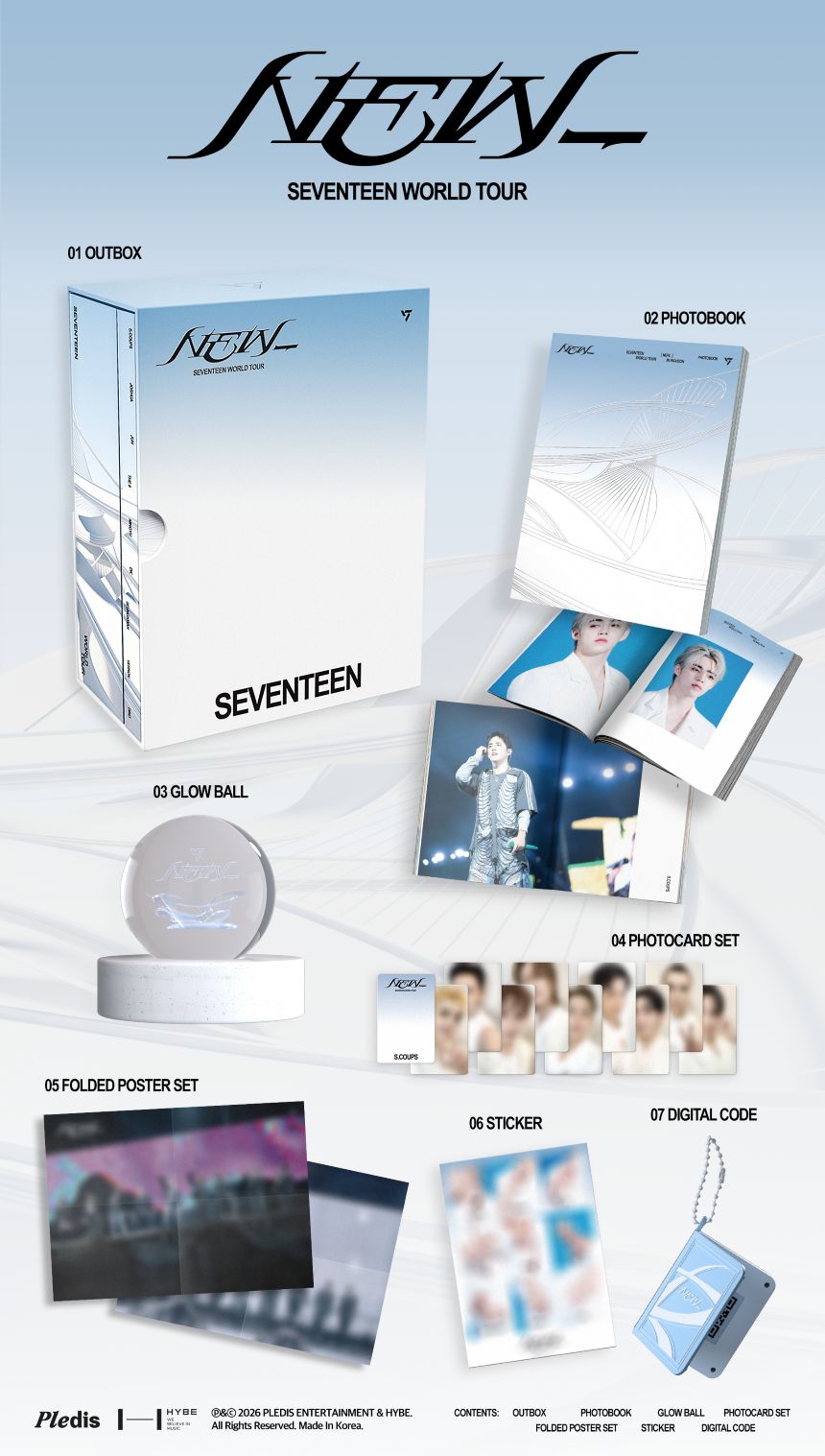 (Pre-Order) SEVENTEEN - WORLD TOUR 'NEW_' - Digital Code