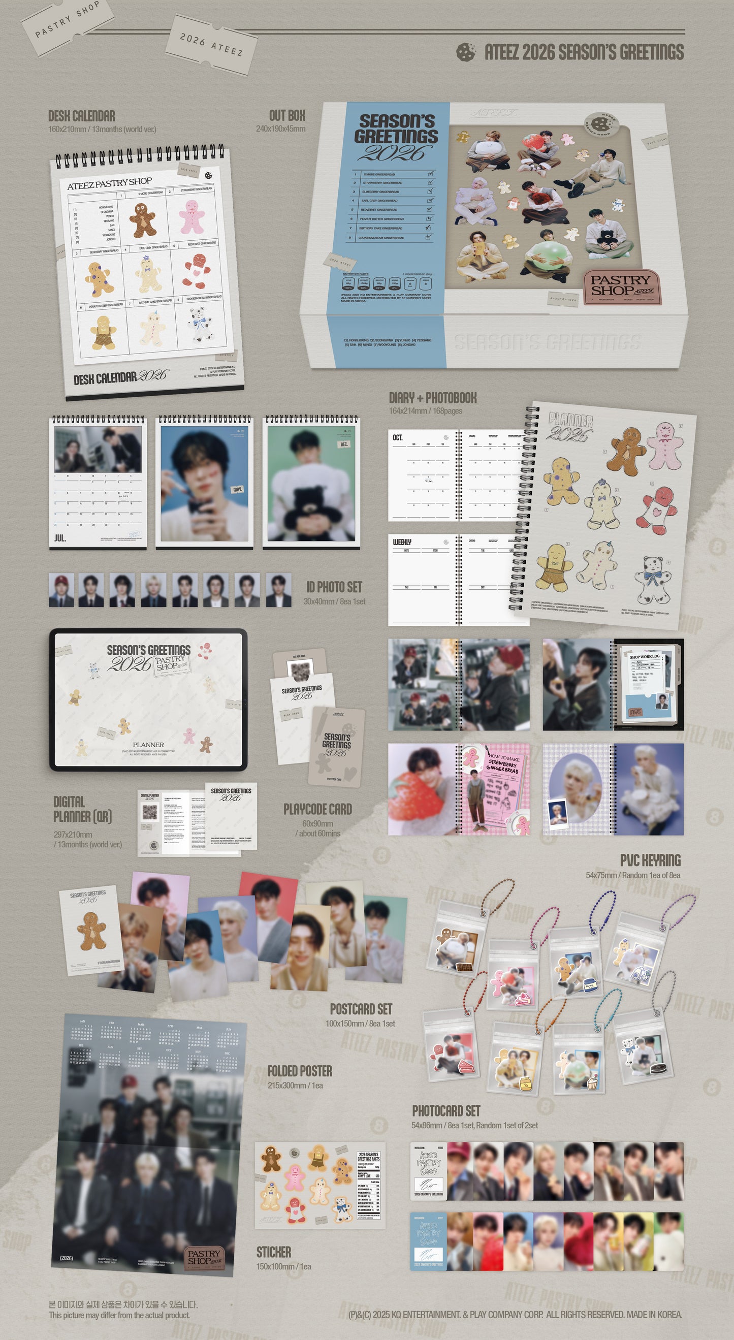 ATEEZ - 2026 - Pastry Shop - Season's Greetings