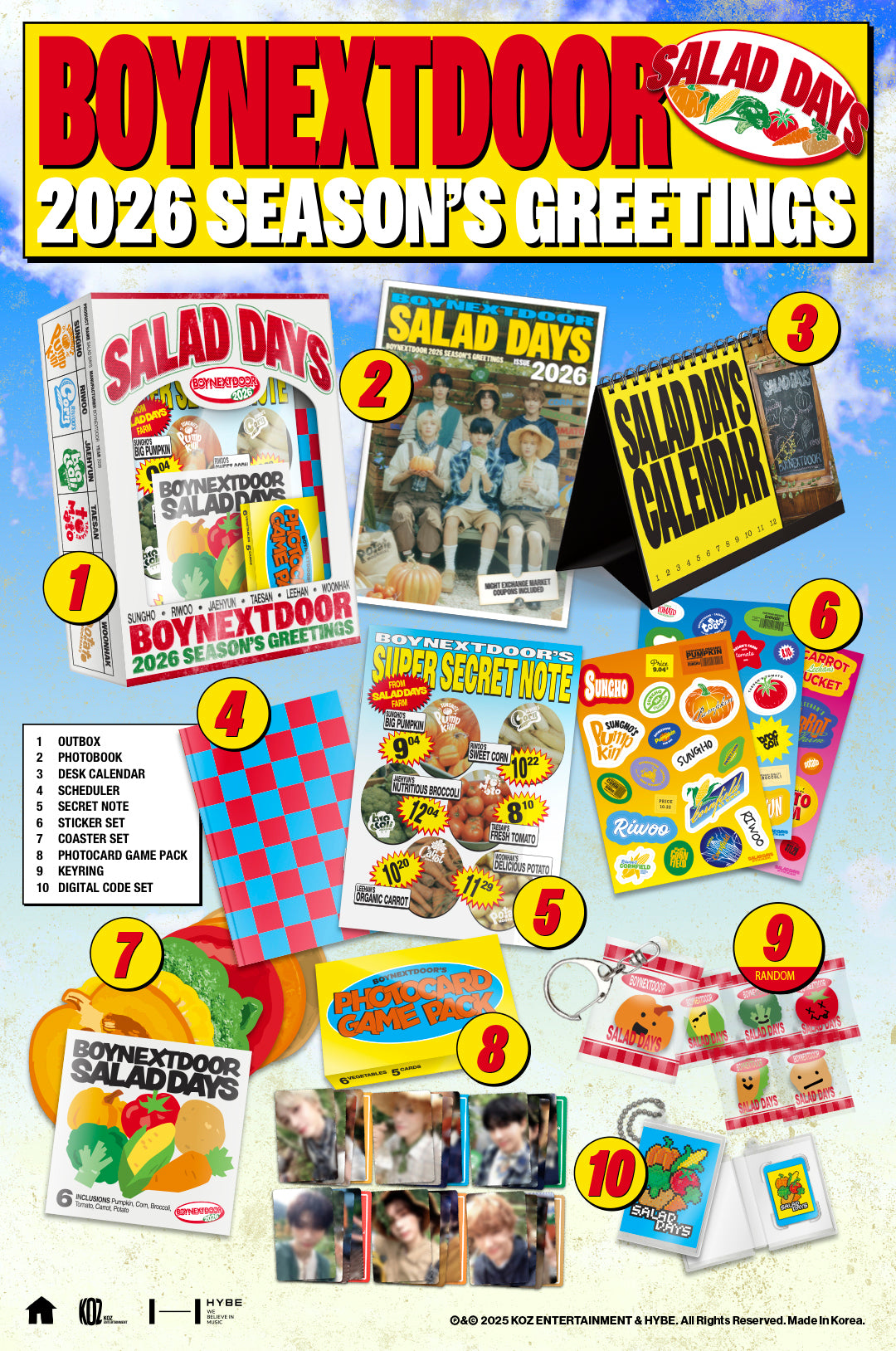 BOYNEXTDOOR - 2026 - SALAD DAYS - Season's Greetings