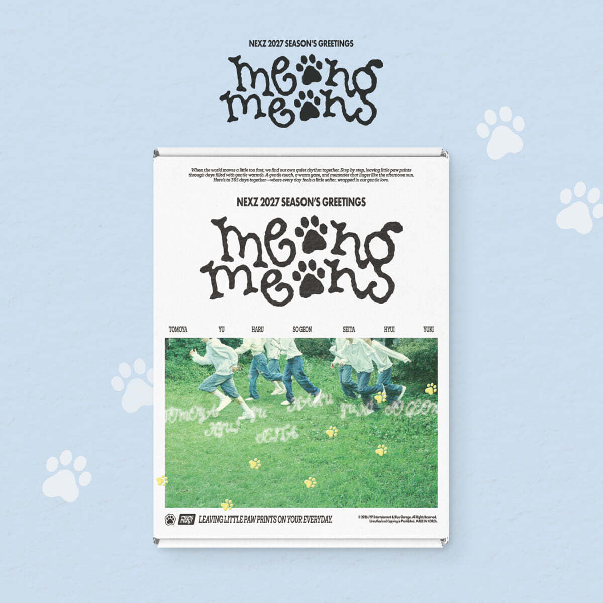 (Pre-Order + POB) NEXZ - 2027 - meong meong - Season's Greetings