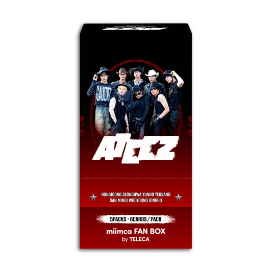(Pre-Order) TELECA X MIIMCA - ATEEZ - Trading Card Box