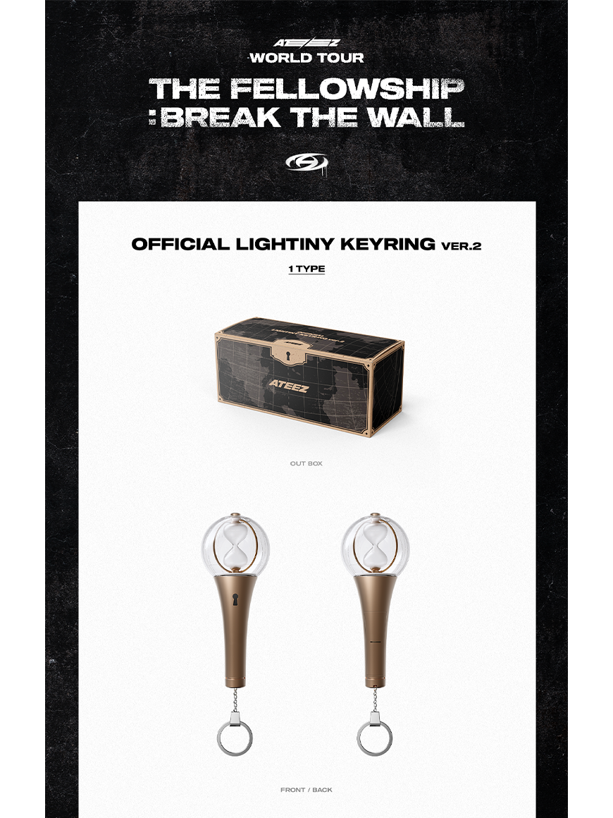ATEEZ - OFFICIAL LIGHTINY KEYRING Ver.2