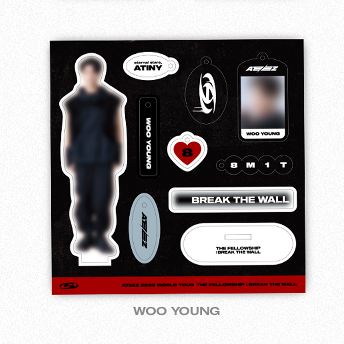 ATEEZ - THE FELLOWSHIP. : BREAK THE WALL - Acrylic Kit (WOOYOUNG Ver.)