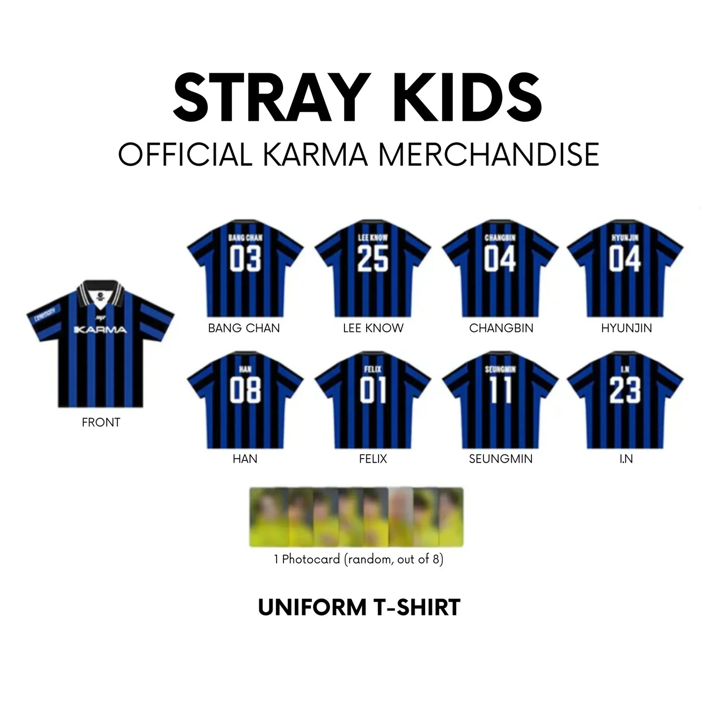 Stray Kids - KARMA POP-UP MERCH - Uniform T-Shirt