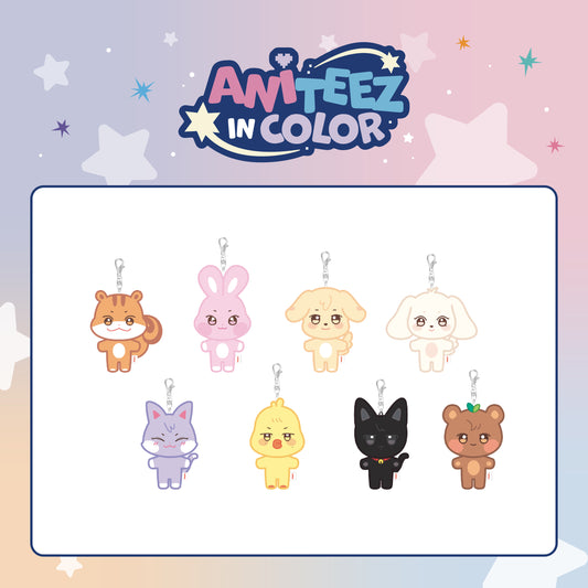 (Pre-Order) ATEEZ x ANITEEZ - 'ANITEEZ IN COLOR' MD - Plush Keyring