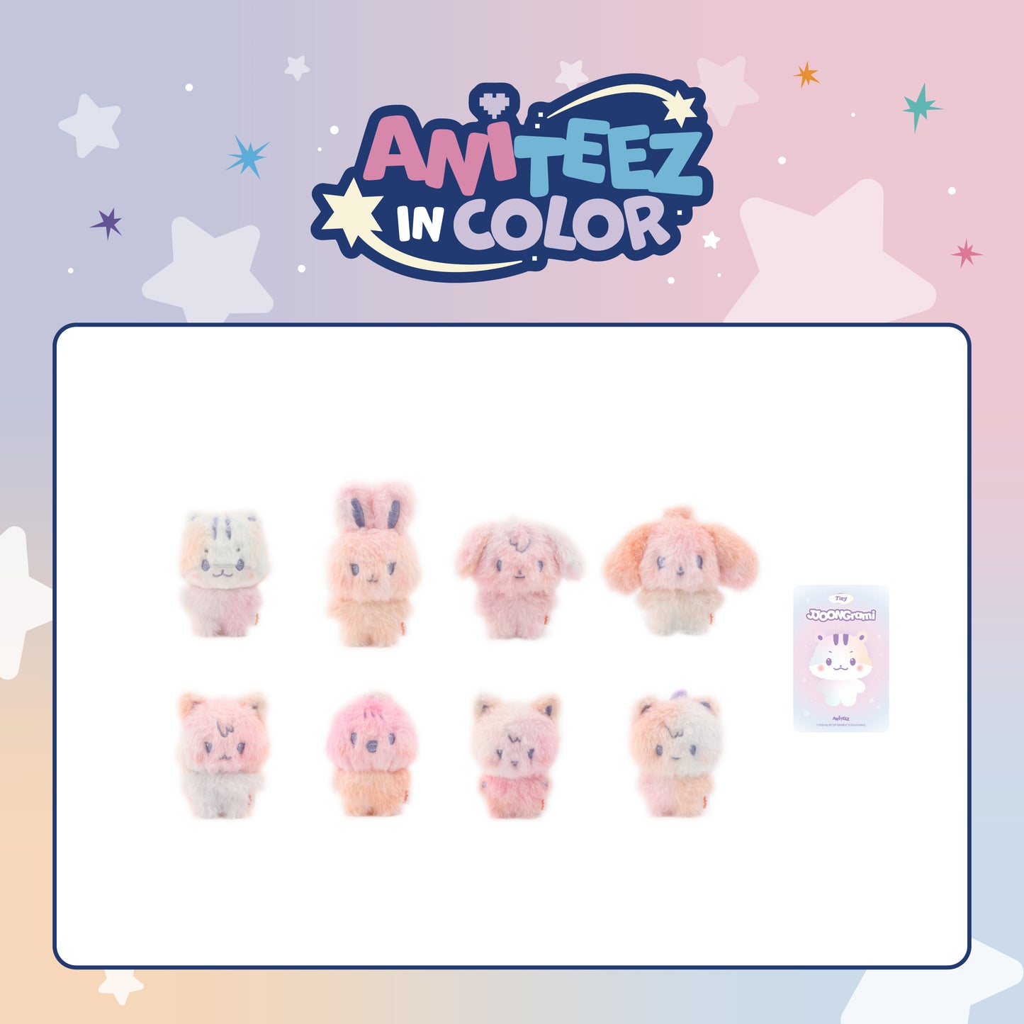 (Pre-Order) ATEEZ x ANITEEZ - 'ANITEEZ IN COLOR' MD - Color Mix Tiny Aniteez Doll