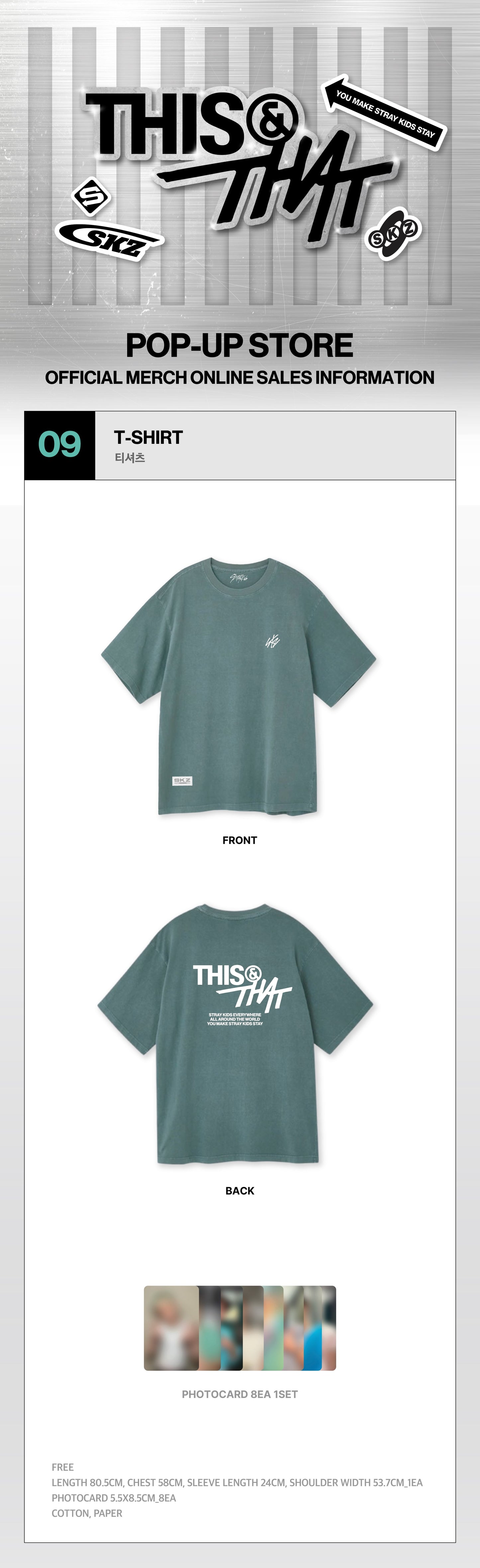 (Pre-Order) Stray Kids - THIS & THAT POP-UP STORE MD - T-Shirt