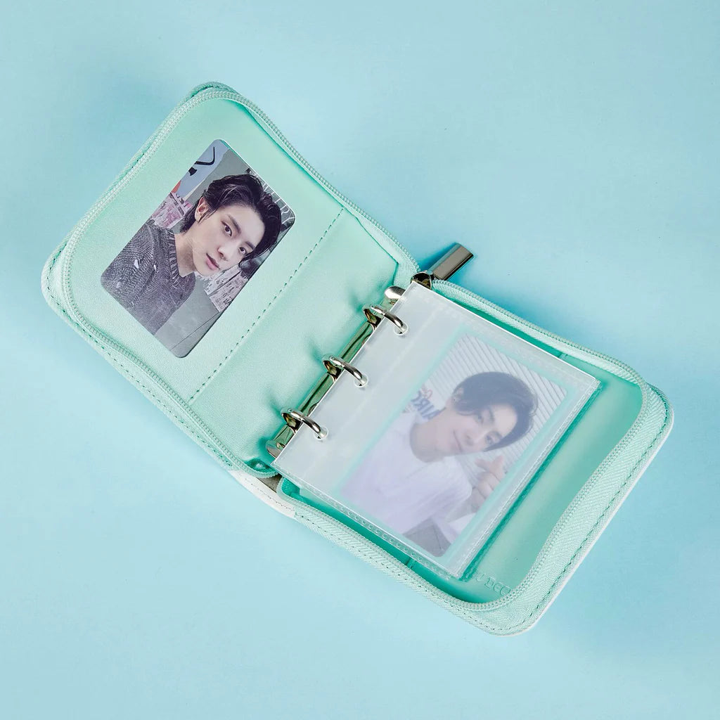 Mandu Deco - Mini Zipper Collect Book - Mint Green