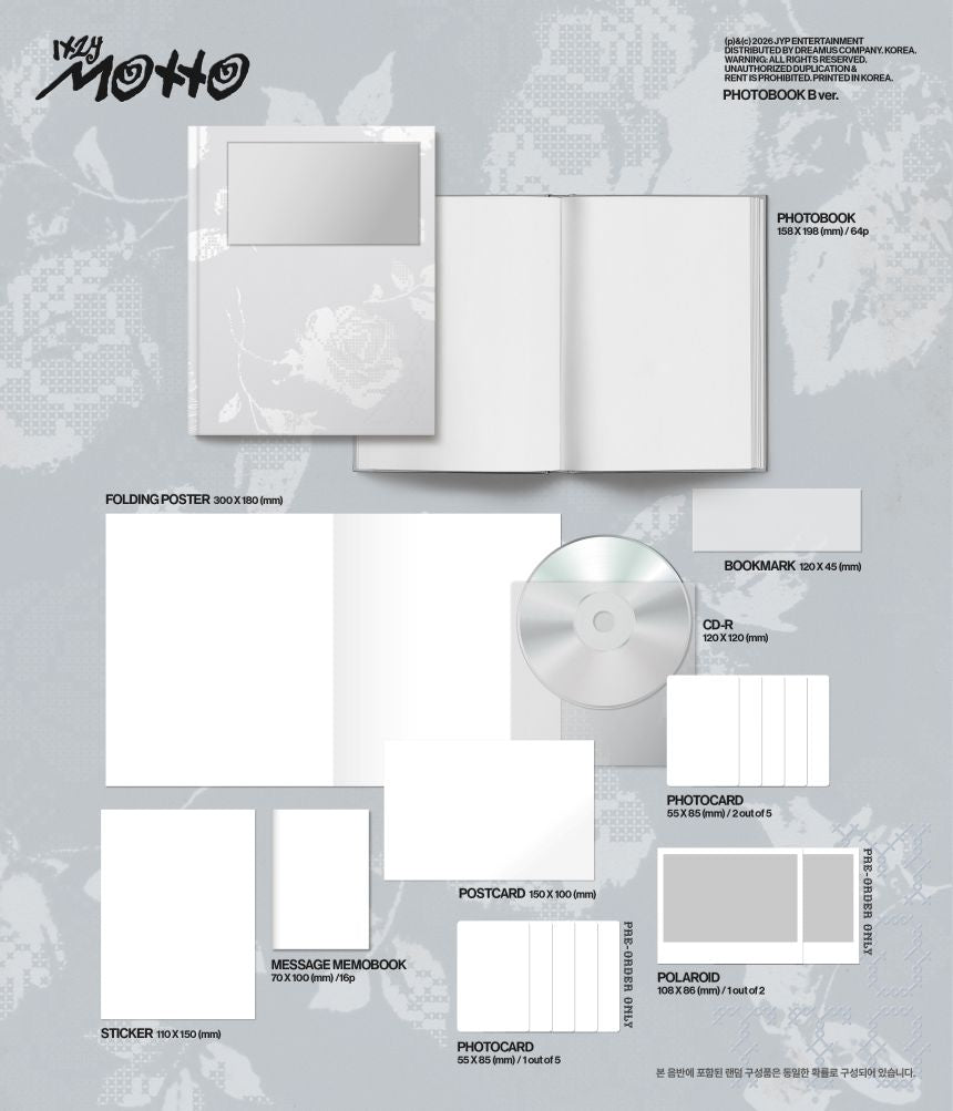 (Pre-Order) ITZY - Motto - Album (Photobook Ver.)