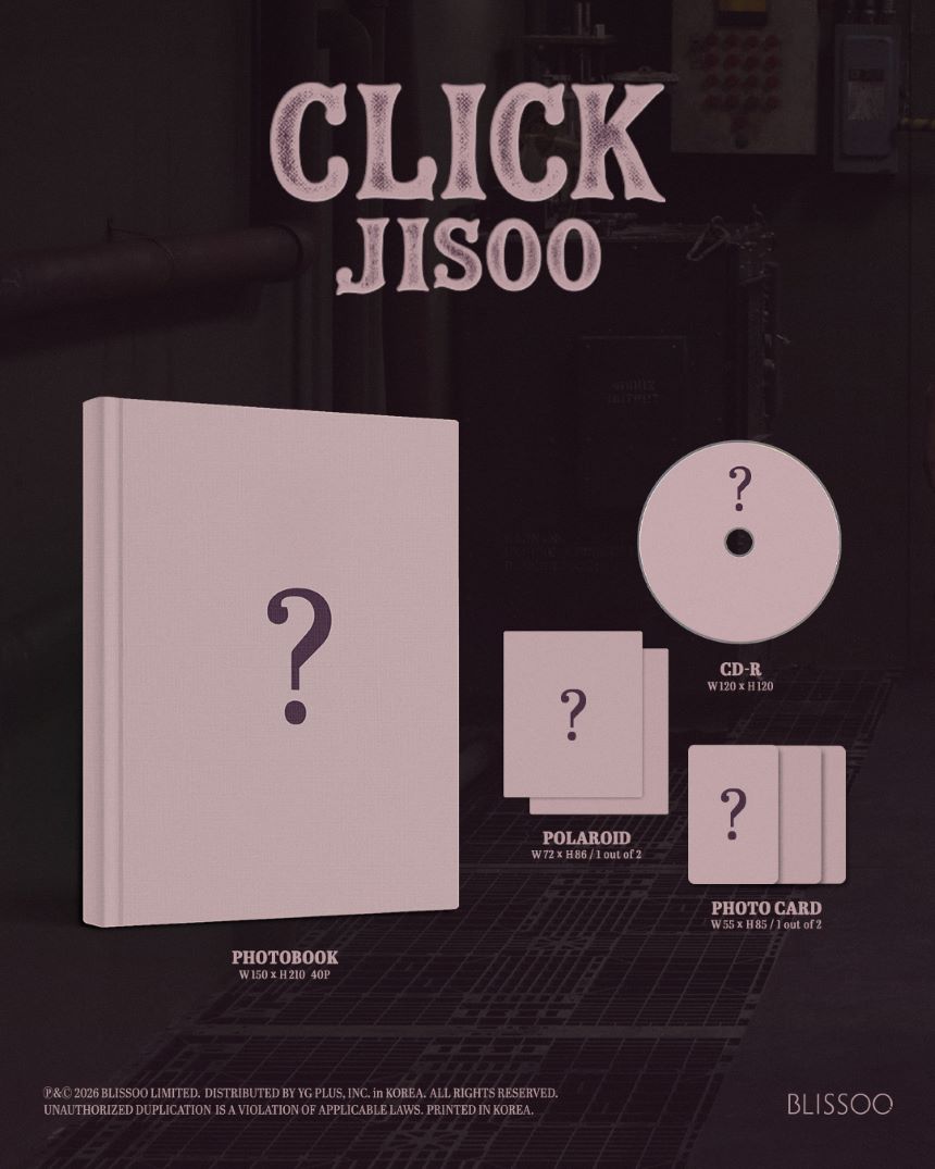 (Pre-Order) JISOO (BLACKPINK) - CLICK - Single Album (PHOTOBOOK Ver.)