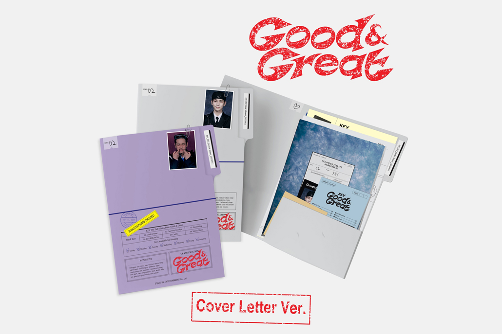 (Pre-Order) KEY (SHINee) - Good & Great - 2nd Mini Album (Cover Letter Ver.)