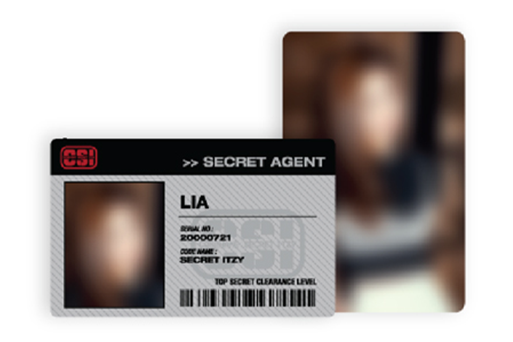 ITZY - 2021 SECRET STORE - AGENT ID CARD / Lanyard