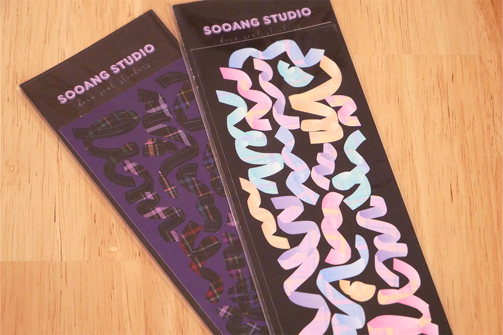 Sooangs - Check Pattern Confetti - Sticker