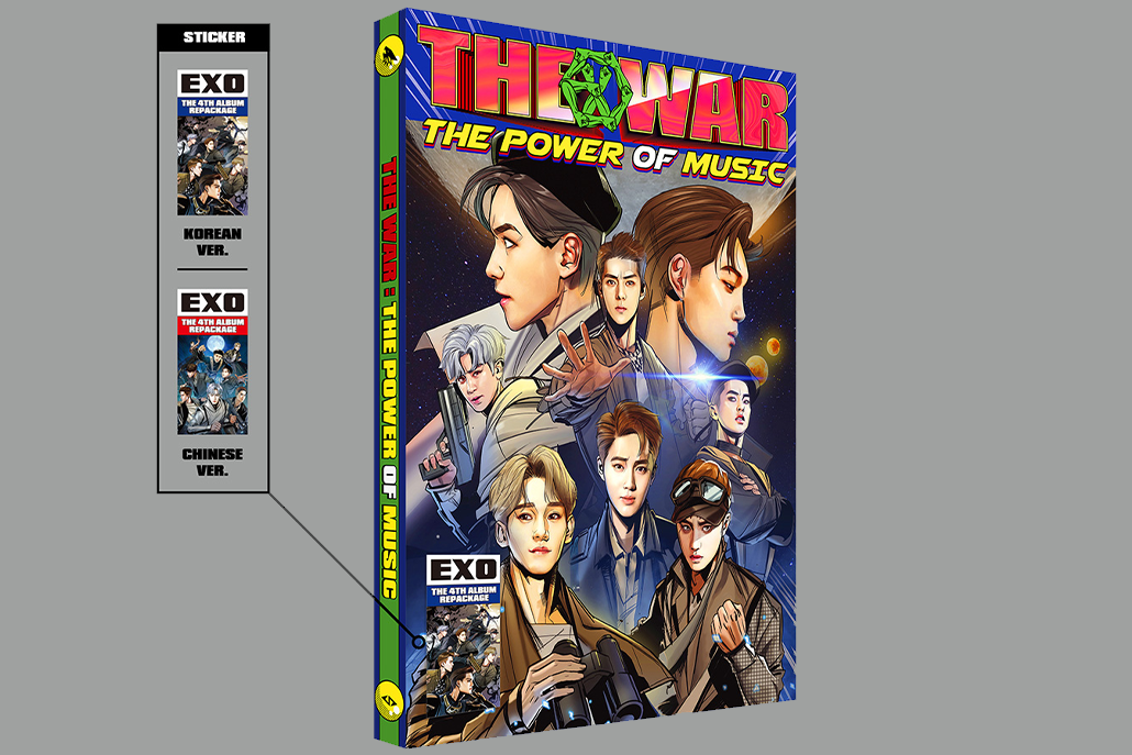 EXO - THE WAR : The Power of Music - 4th Album  Repackage