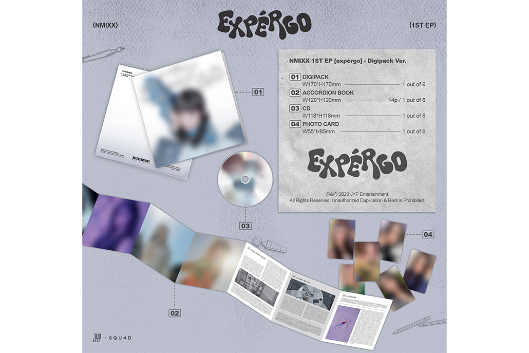 NMIXX - EXPÉRGO - 1st EP Album (Digipack Ver.)