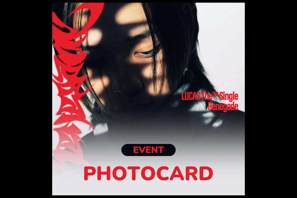 (Pre-Order + WITHMUU Photocard) LUCAS - Renegade - 1st Single Album (Photobook Ver.)