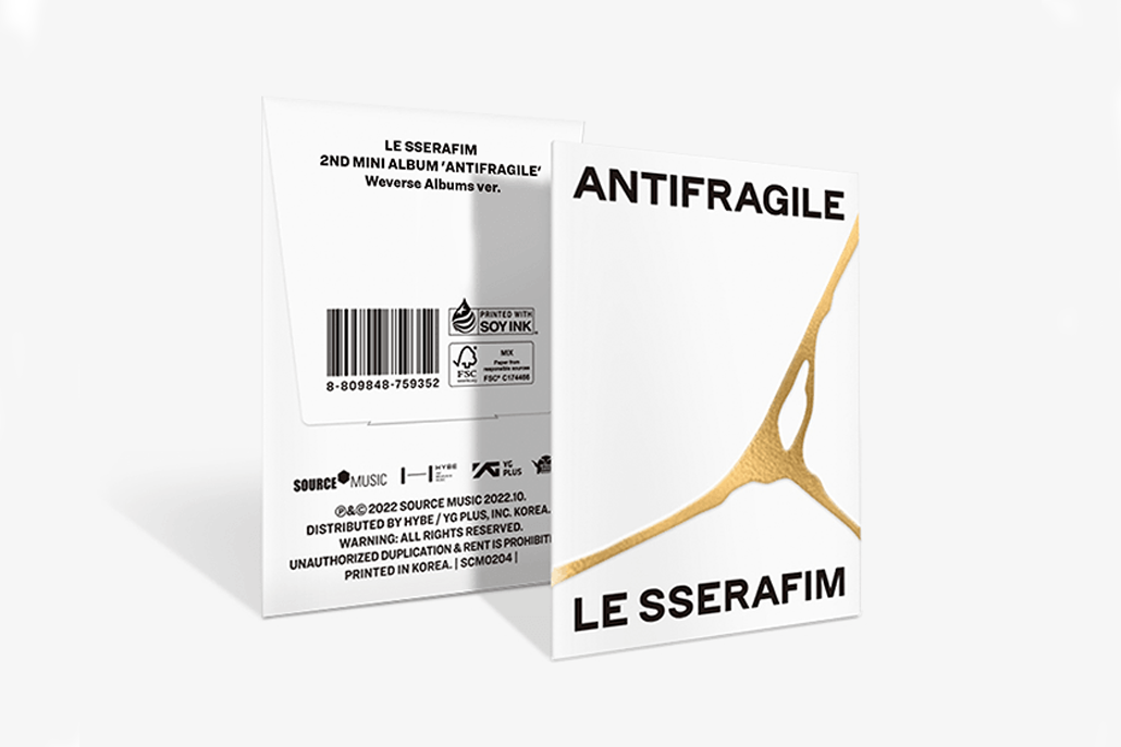 LE SSERAFIM - ANTIFRAGILE - 2nd Mini Album (Weverse Albums Ver.)