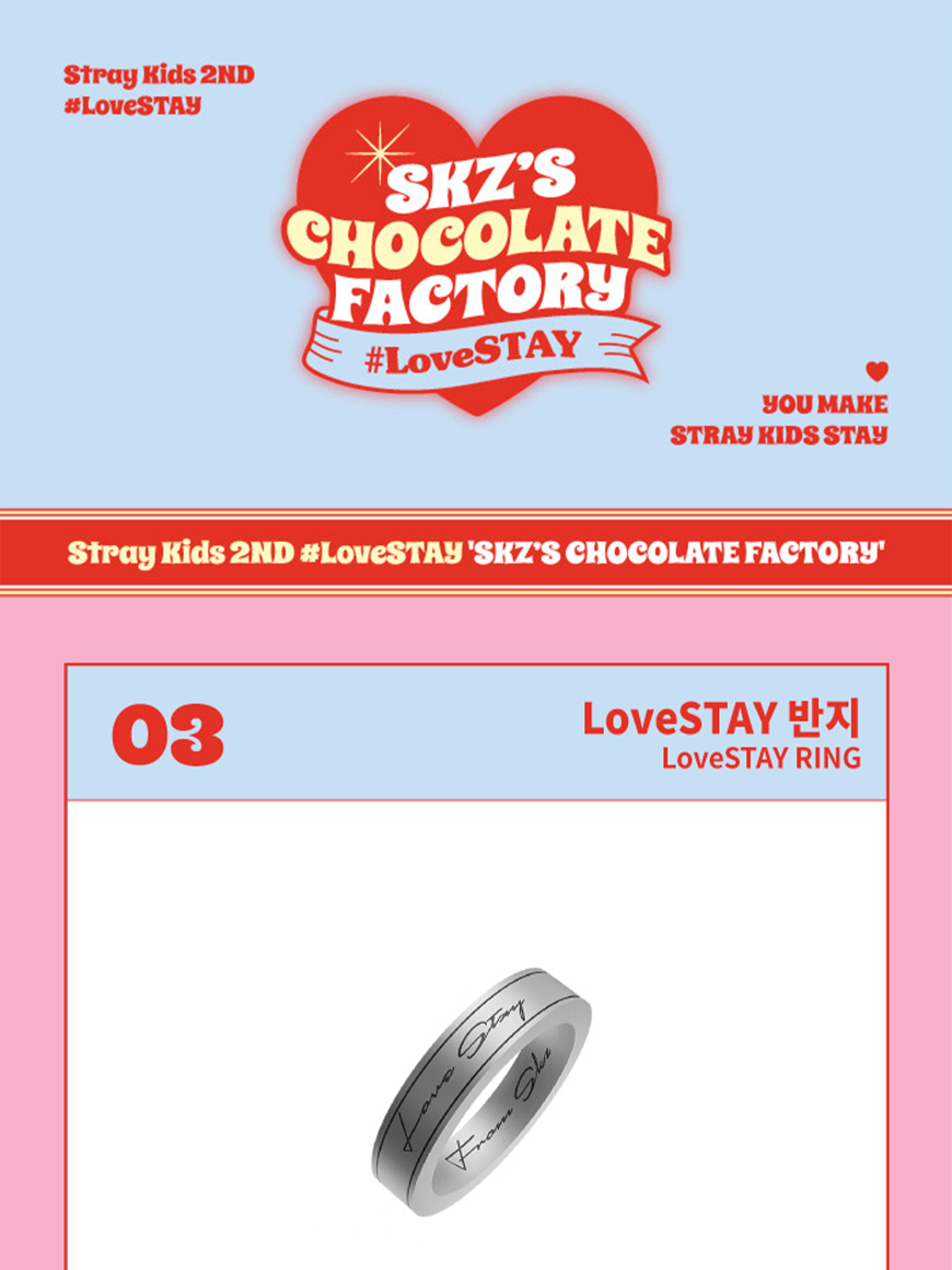 Stray Kids SKZ’S CHOCOLATE FACTORY LoveSTAY Ring 05SKZRG001
