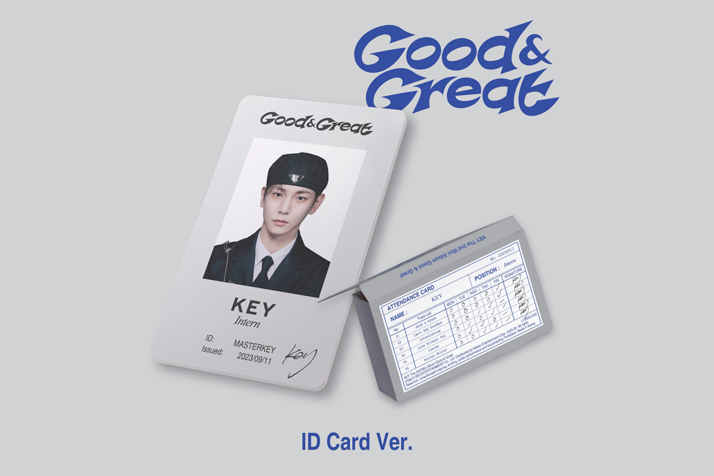 (Pre-Order) KEY (SHINee) - Good & Great - 2nd Mini Album (ID Card Ver. / QR Ver.)