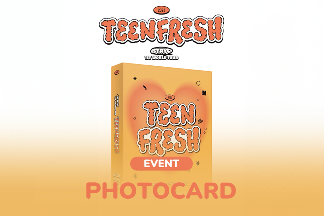 (Pre-Order + WITHMUU Photocard) STAYC - TEENFRESH - 1st WORLD TOUR - DVD