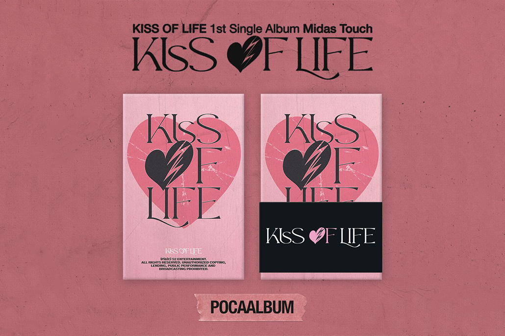 (Pre-Order) KISS OF LIFE - Midas Touch - 1st Single Album (POCA Album)