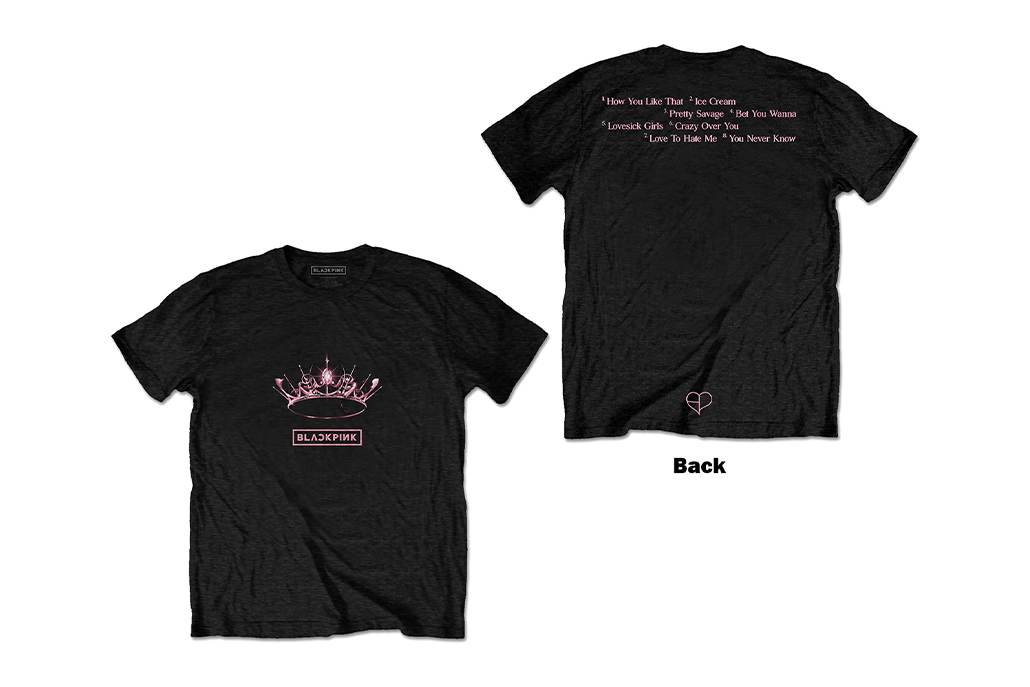 BLACKPINK - Crown - Black - T-Shirt