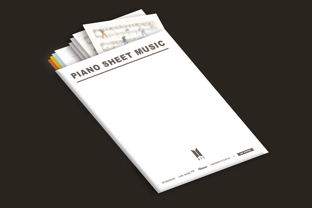 BTS - 2022 Piano Sheet Music - Package