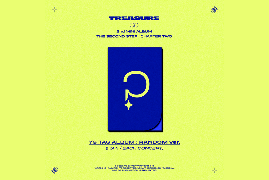 (Pre-Order) TREASURE - THE SECOND STEP : CHAPTER TWO - 2nd Mini Album (YG TAG ALBUM / RANDOM Ver.)