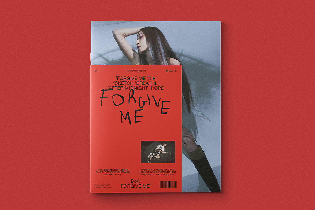 BoA - Forgive Me - 3rd Mini Album (Hate Ver.)