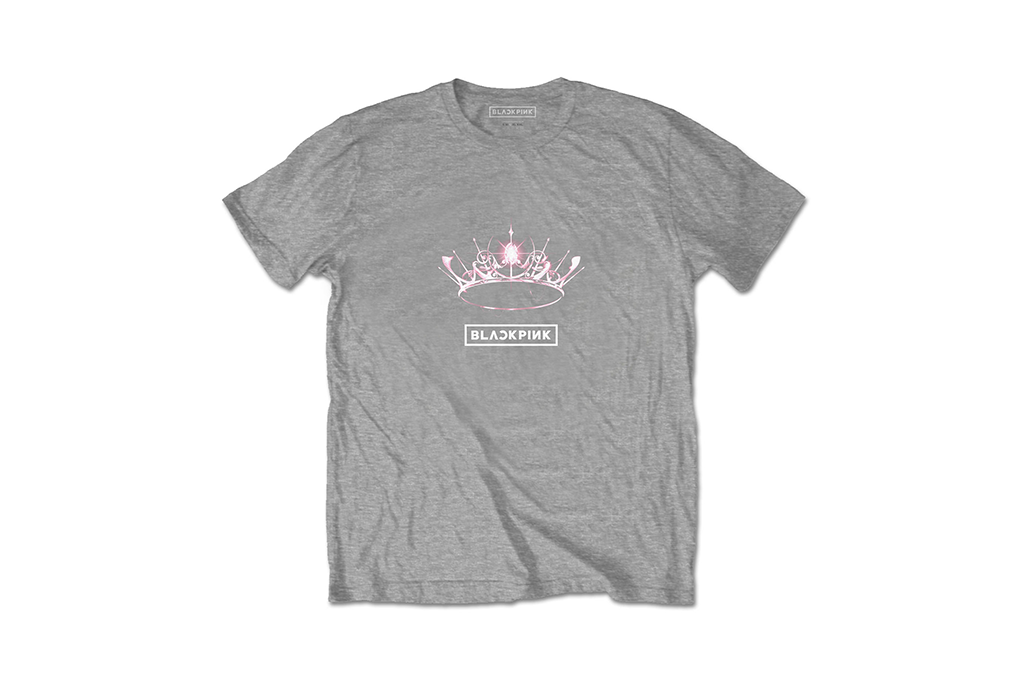 BLACKPINK - Crown - Grey - T-Shirt