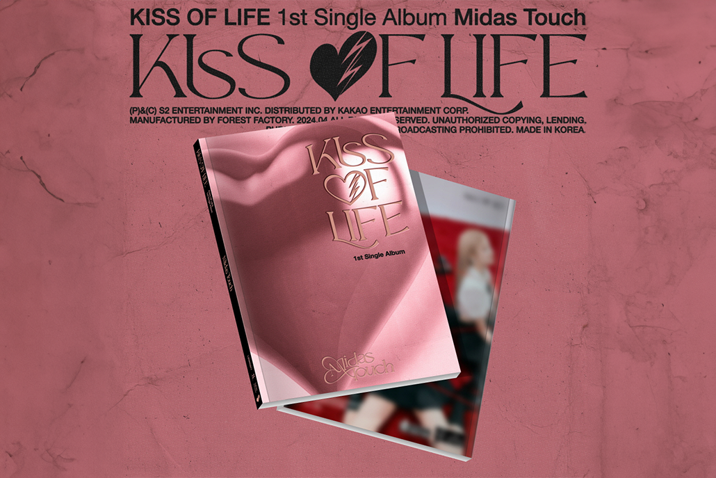 (Pre-Order + APPLE MUSIC Photocard) KISS OF LIFE - Midas Touch - 1st Single Album (Photobook Ver.)